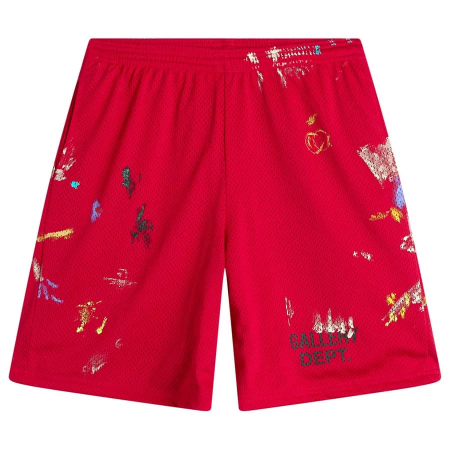 Gallery Dept. — Gallery Dept Studio Gym Short — Red