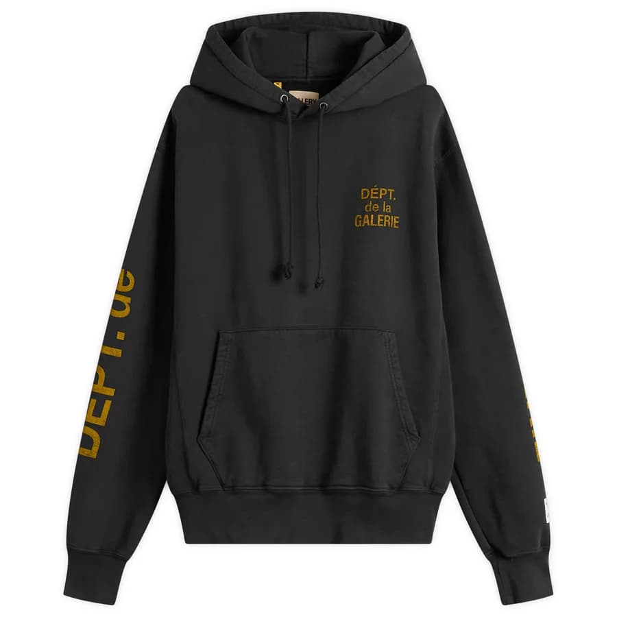 Gallery Dept. — Gallery Dept Dept. De La Galerie Hoodie — Black