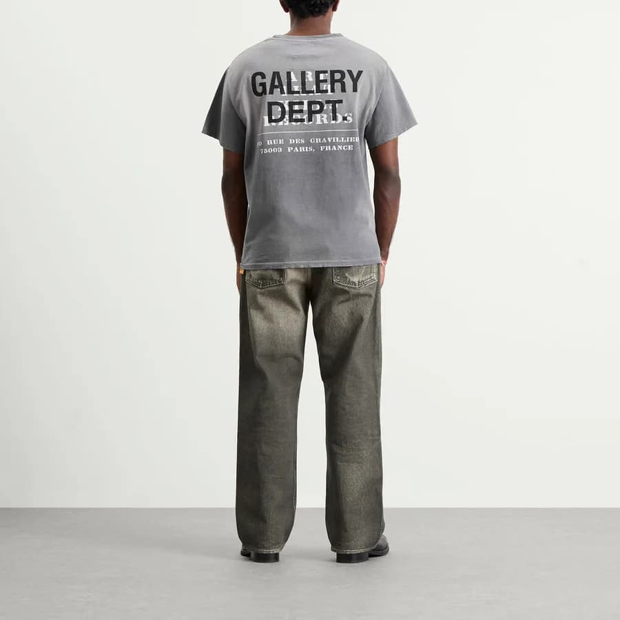 40-Year T-Shirt — Black — on model